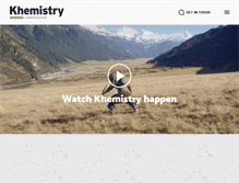 Tablet Screenshot of khemistry.com.au